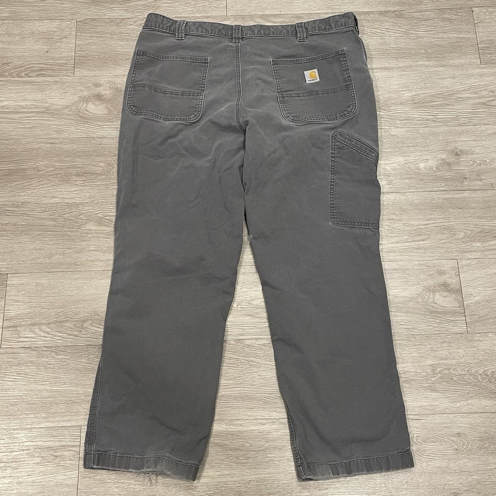 Carhartt Mens Carpenter Pants Distressed Work Holey Grungy Straight Leg 40 X30 - Picture 4 of 9